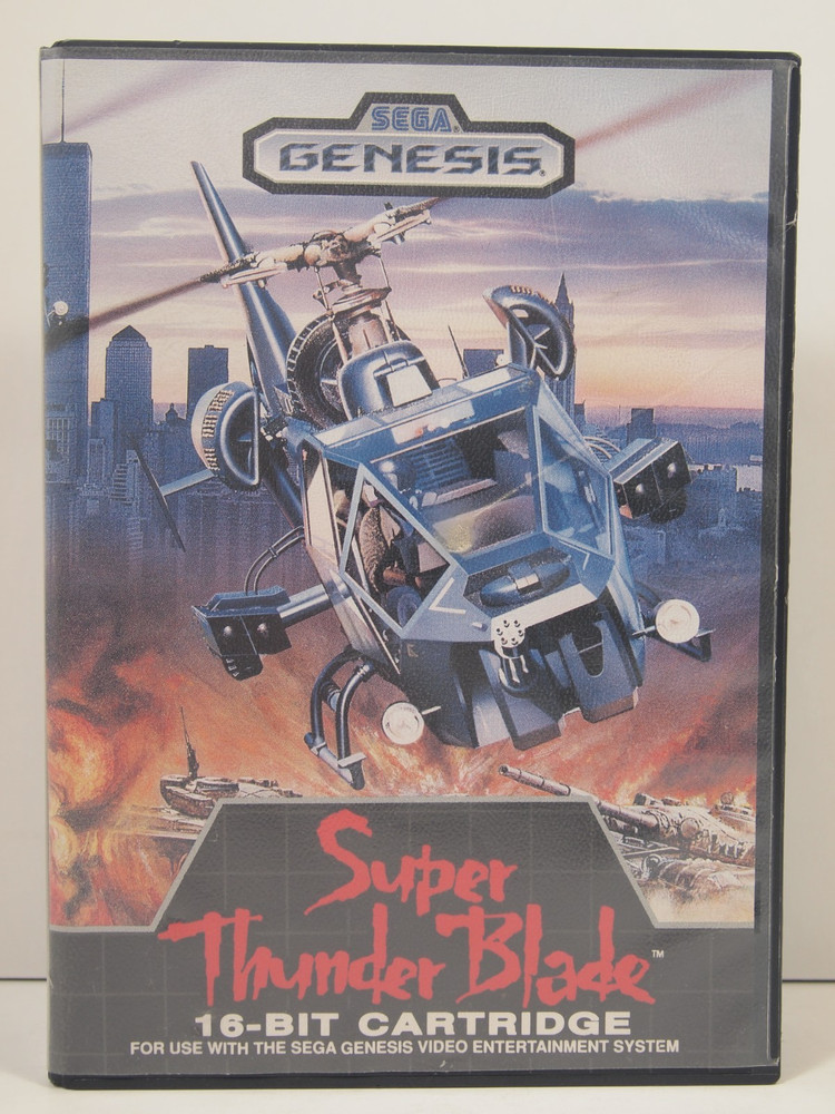 Super Thunder Blade Case (SEGA Genesis) Authentic BOX ONLY
