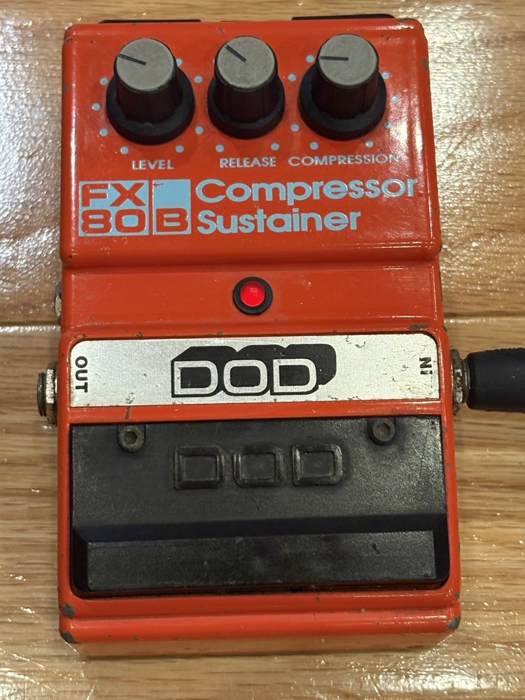 Vintage DOD FX80B Compression/Sustainer Guitar Effect Pedal – Tested
