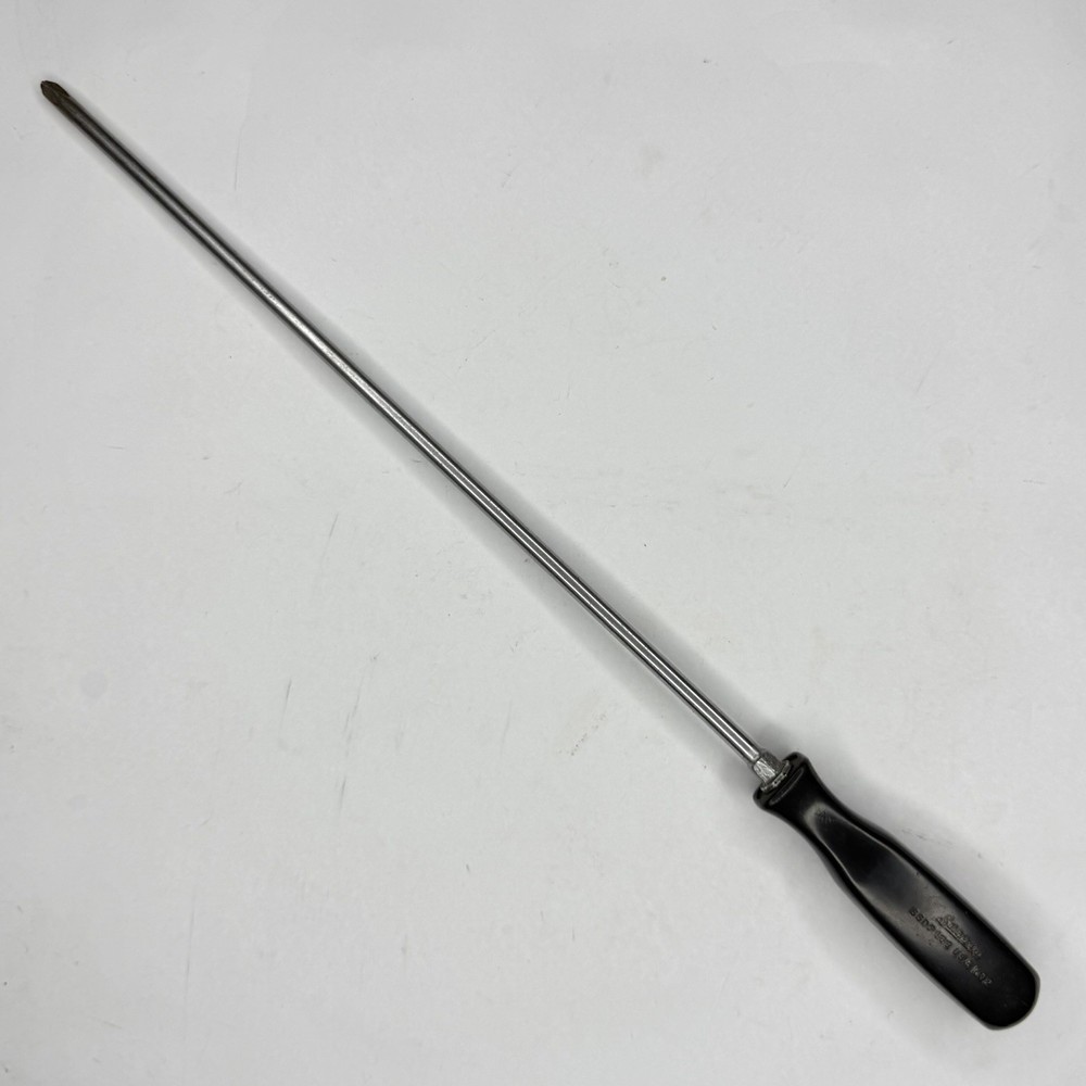 Snap On Tools SSDP12 #2 USA Phillips Screwdriver Black Hard Handle