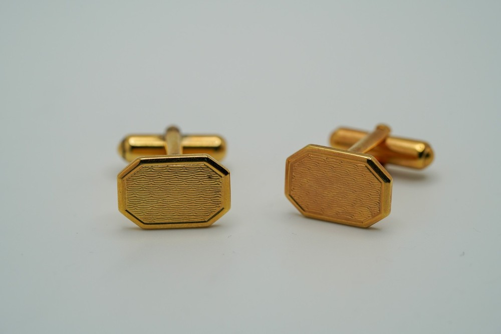 Antique Gold Textured Cufflinks C2