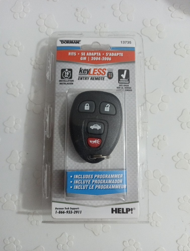 🆕 Dorman 13735 Keyless Entry Remote 4 Button (Fast Shipping)