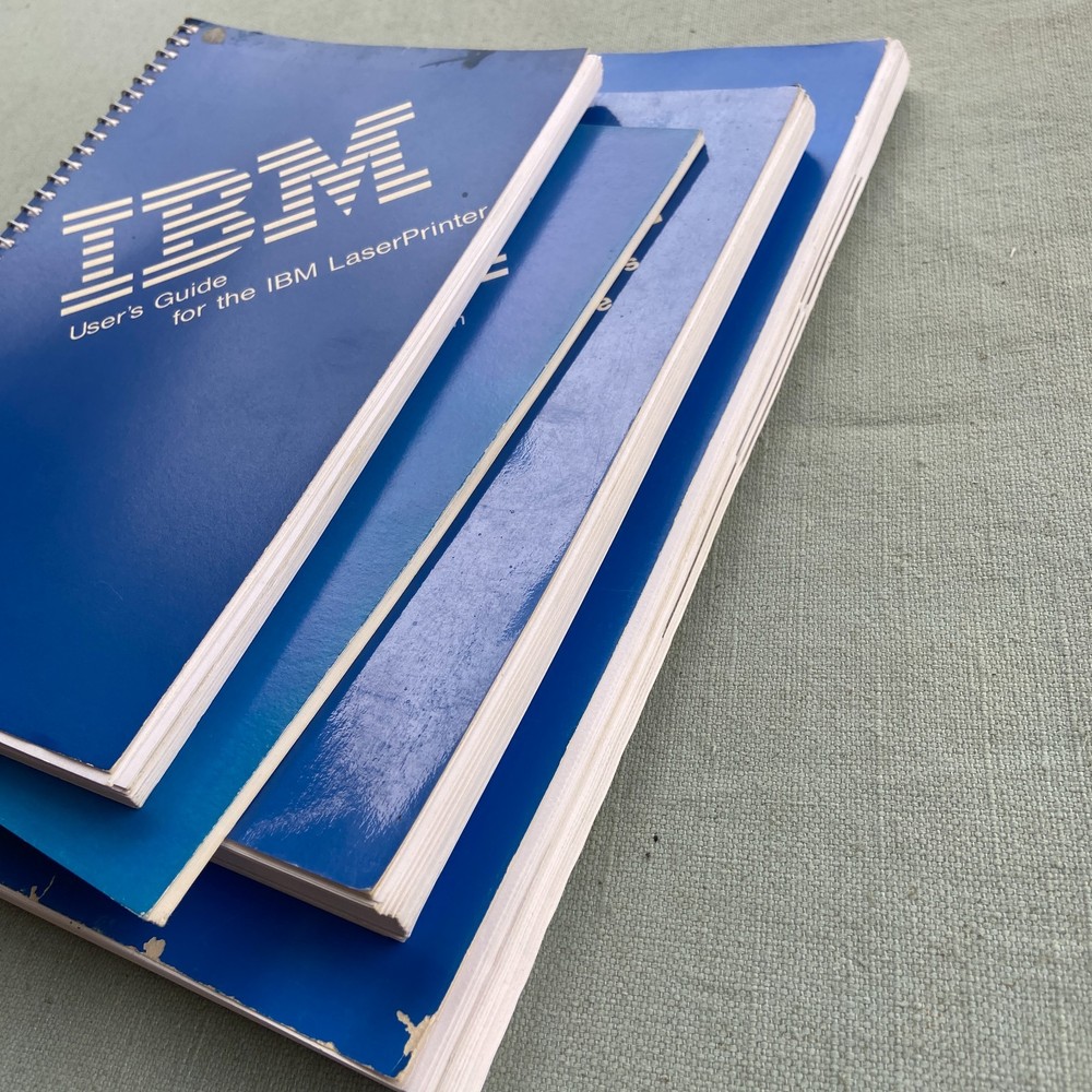 IBM Book Laser Printer Technical Reference 2380 2381 Users Guide Manual 1st Ed.
