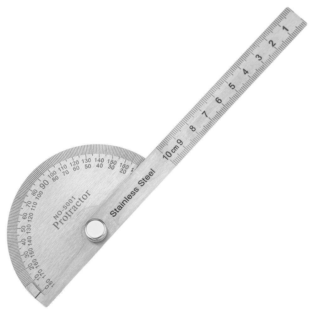 Stainless Steel Angle Protractor, Angle Finder Ruler, Adjustable Angle-Protra...