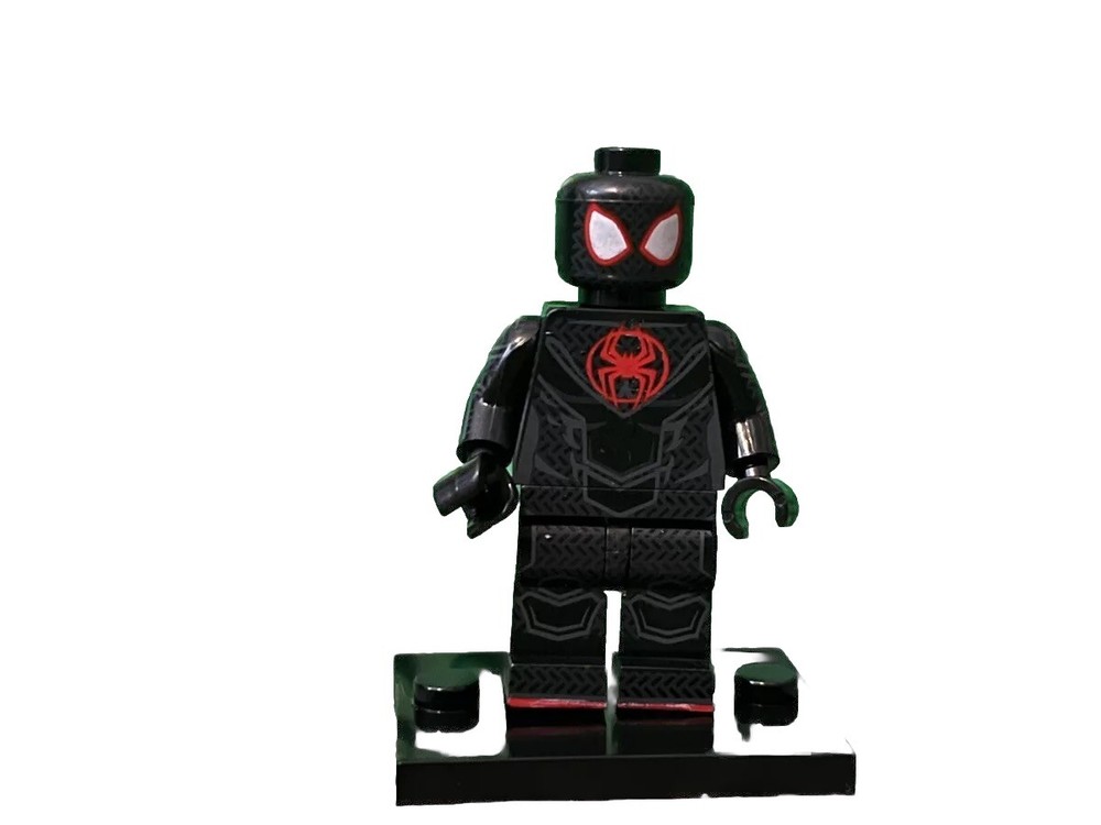 Custom Brick Miles Morales Minifigure