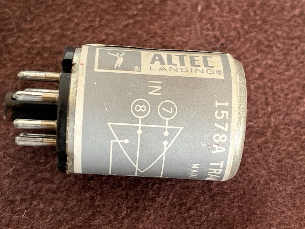 Vintage Altec 1578A Transistor Preamp Transformer Untested AS IS