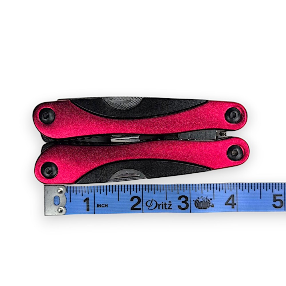 Foldable Multi-Tool Pliers - Knife - Flat & Phillips Head - Nail File