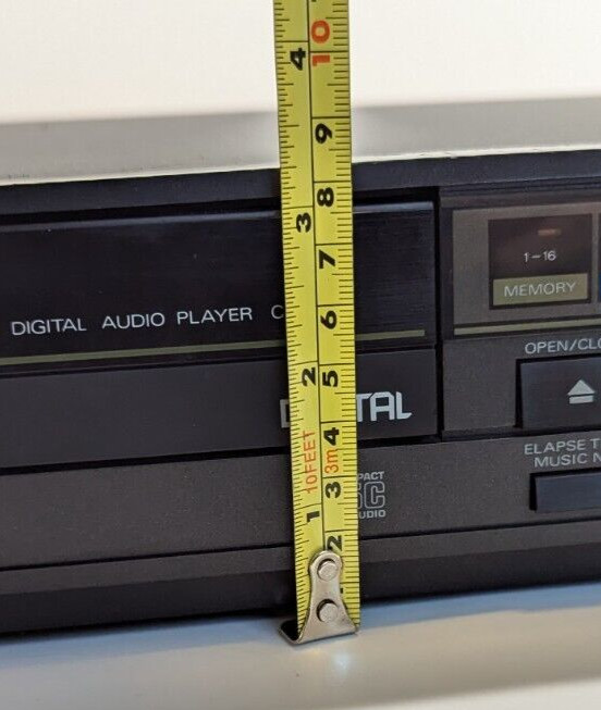 Rare 1986 DynaTech CD-3 Compact Disc Digital Audio CD Player Japan (Working)