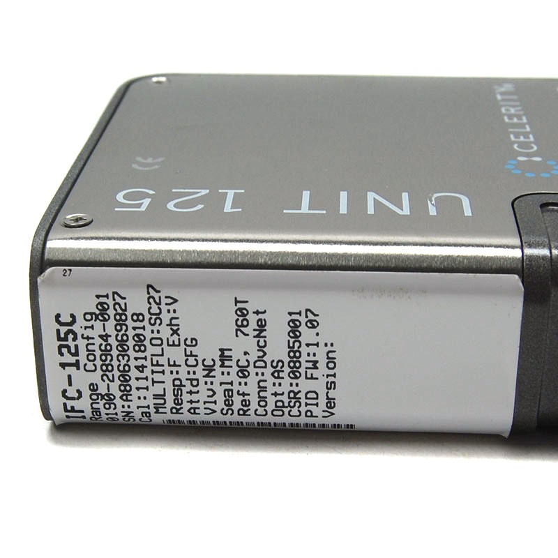 Celerity Unit IFC-125C Mass Flow Controller MFC (O2/100SLM) D-Net Digital C-Seal