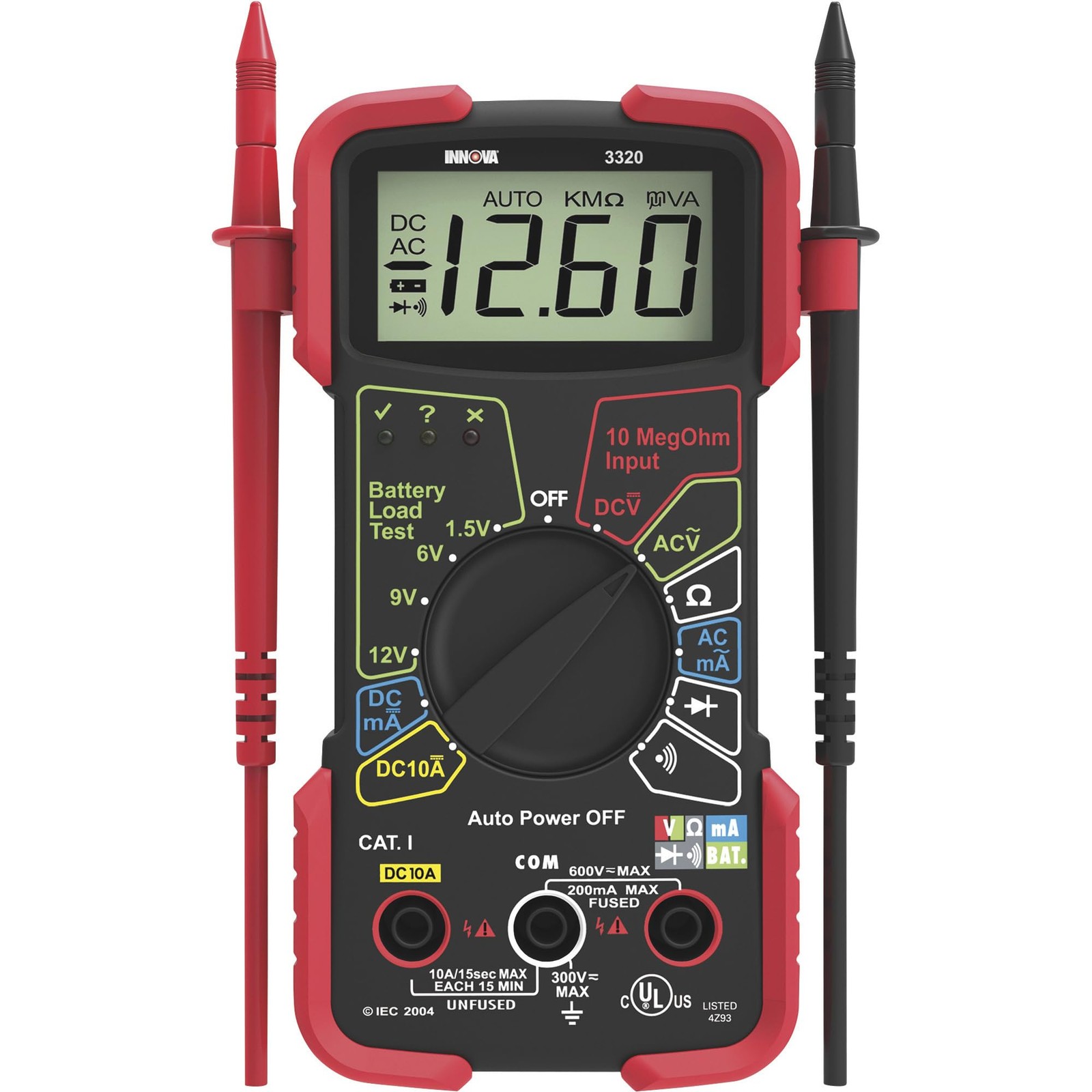 Innova Digital Multimeter, Model# 3320