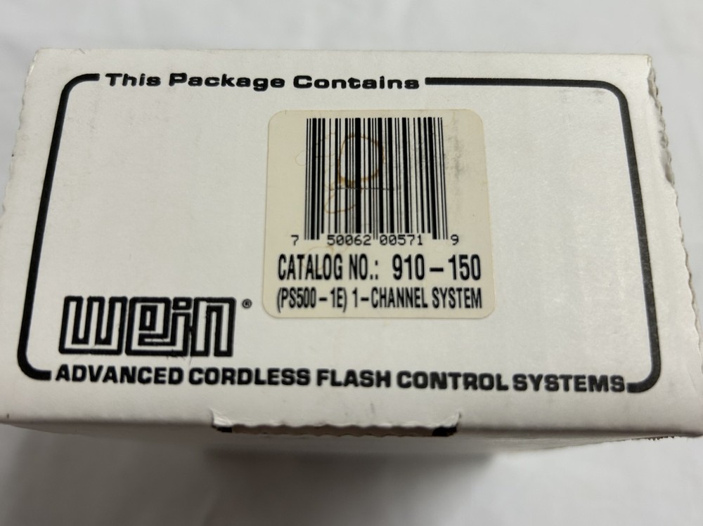 WEIN 1-channel Pro Sync Ps-500 Cordless Flash Control