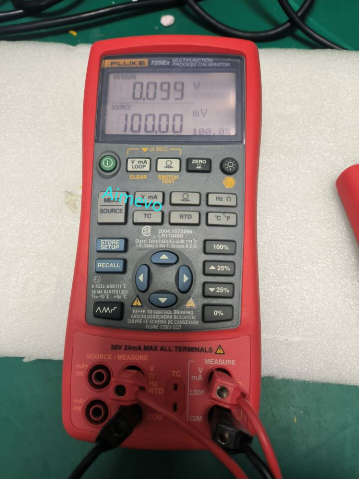 FLUKE 725EX MULTIFUNCTION PROCESS CALIBRATOR