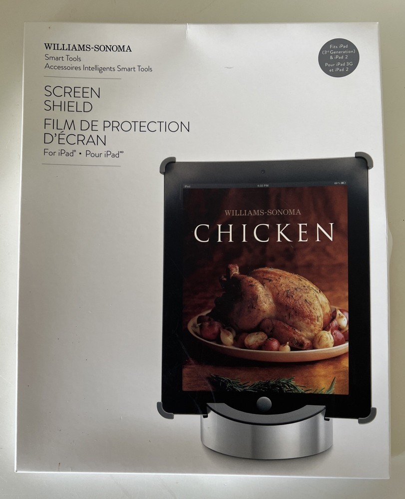Williams Sonoma Smart Tools Screen Shield for iPad 2 and 3rd generation New 2012