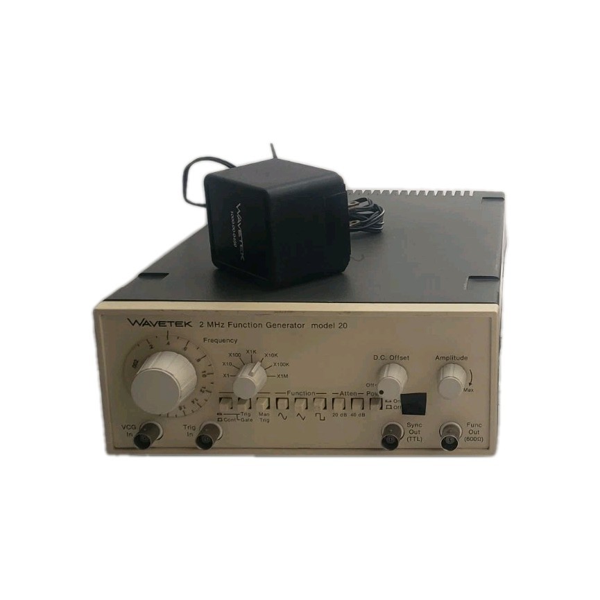 WAVETEK 2 MHZ FUNCTION GENERATOR MODEL 20 Used