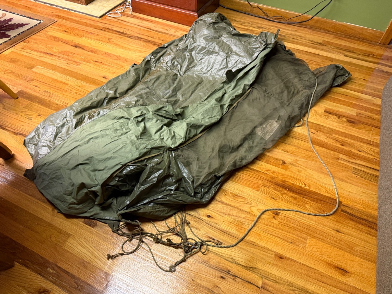 ORIGINAL WWII US ARMY INFANTRY JUNGLE HAMMOCK -