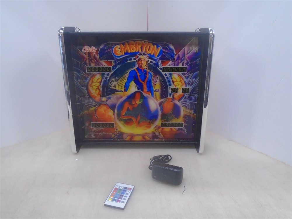 Bally Embryon Pinball Head LED Display light box