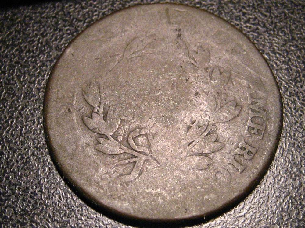 1802 Draped Bust Large Cent Damaged