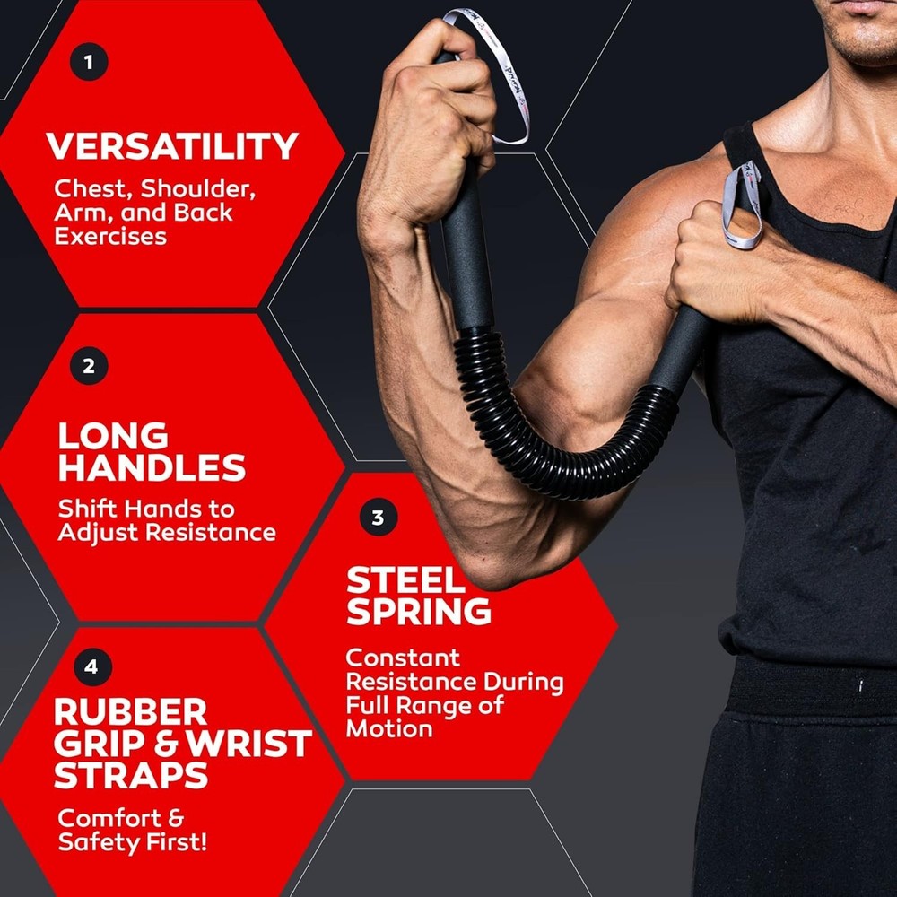 Versatile Python Power Twister - Transform Your Upper Body Anytime (45-110 Lbs)