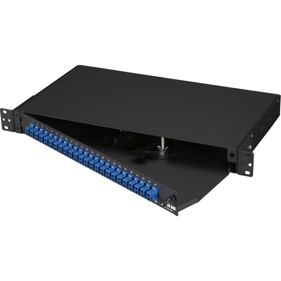 Black Box Rackmount Preloaded Fiber Enclosure 1U (jpm385a)