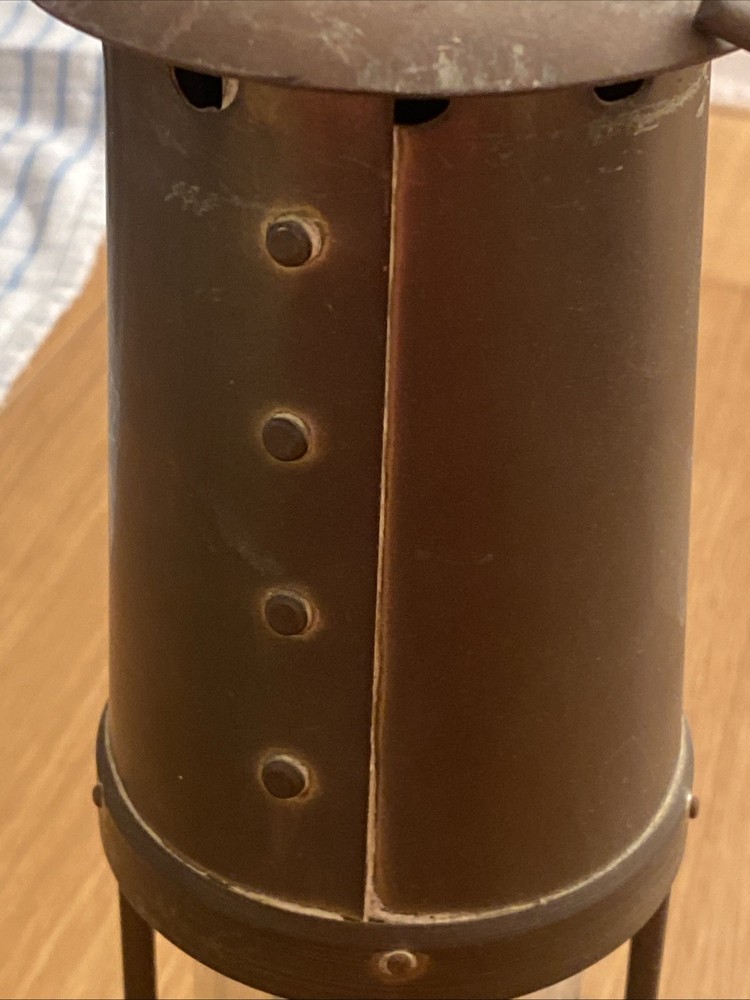 Miners Lamp E Thomas & Williams Ltd - Makers Aberdare - Cambrian Type No - Blank