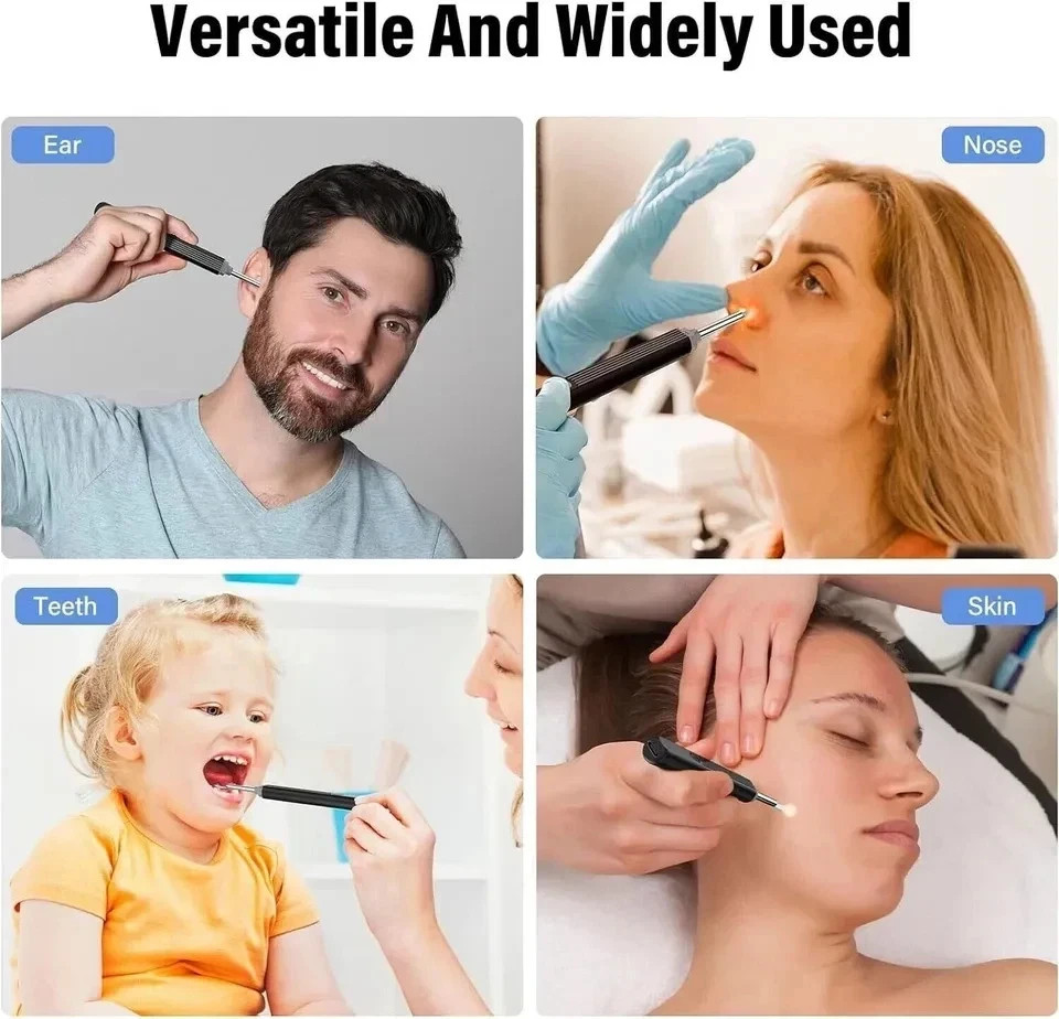 Ear wax remover with HD camera for iOS and Android or iPad and smartphones