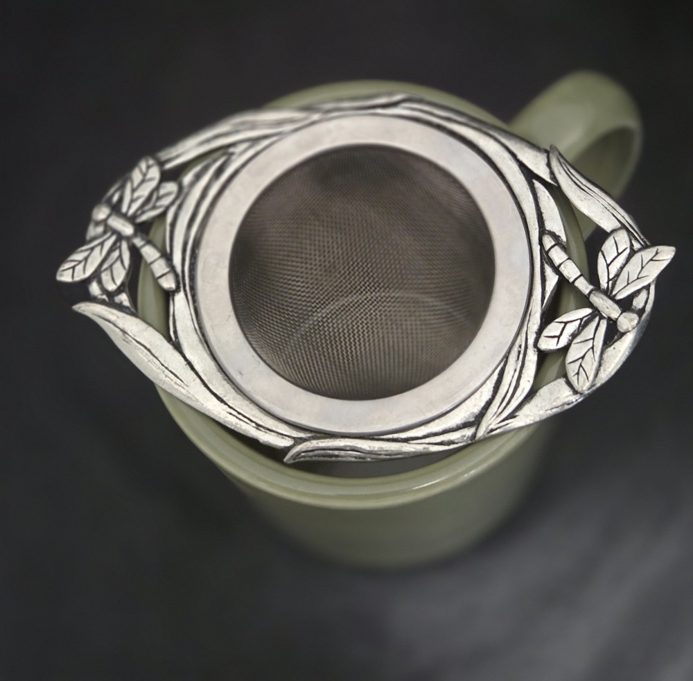 Basic Spirit Decor Tea Strainer - Dragonfly Lover, Unique Two Piece