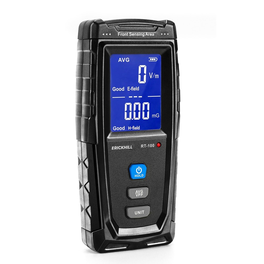 ERICKHILL EMF Meter, Detects Electric and Magnetic Fields, Handheld Digital E...