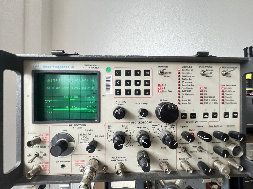 Motorola Communications System Analyzer