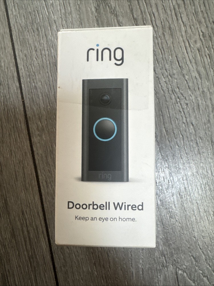 OPEN BOX - Ring Video Doorbell Wired - Black