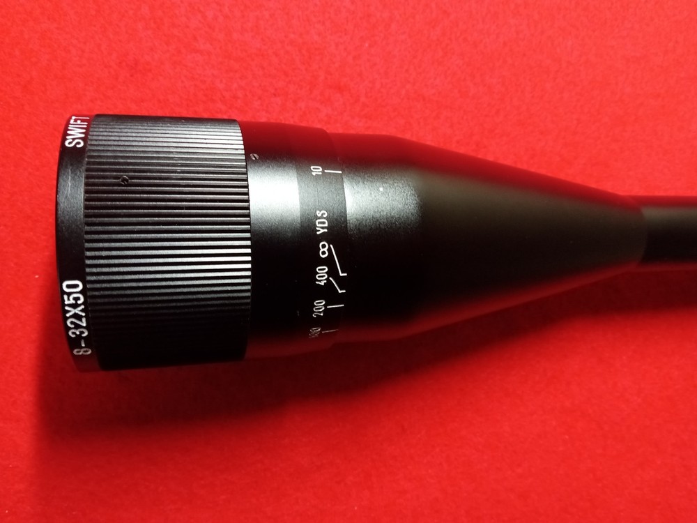 Swift 8-32x50mm Scope / Sunshade / Rings / 678M