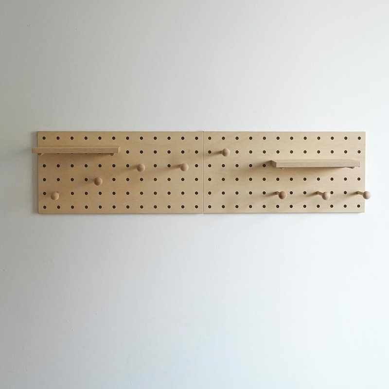 Modular Pegboard Storage Kit Easy Install Wall Mount Multi-Purpose Organizer New