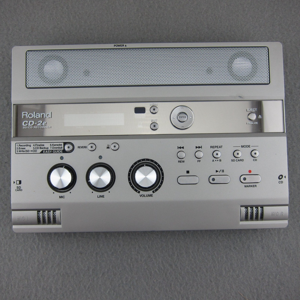 Roland CD-2e w/ 512mb SDcard, Manual, Adapter, Case, Remote Tested Working