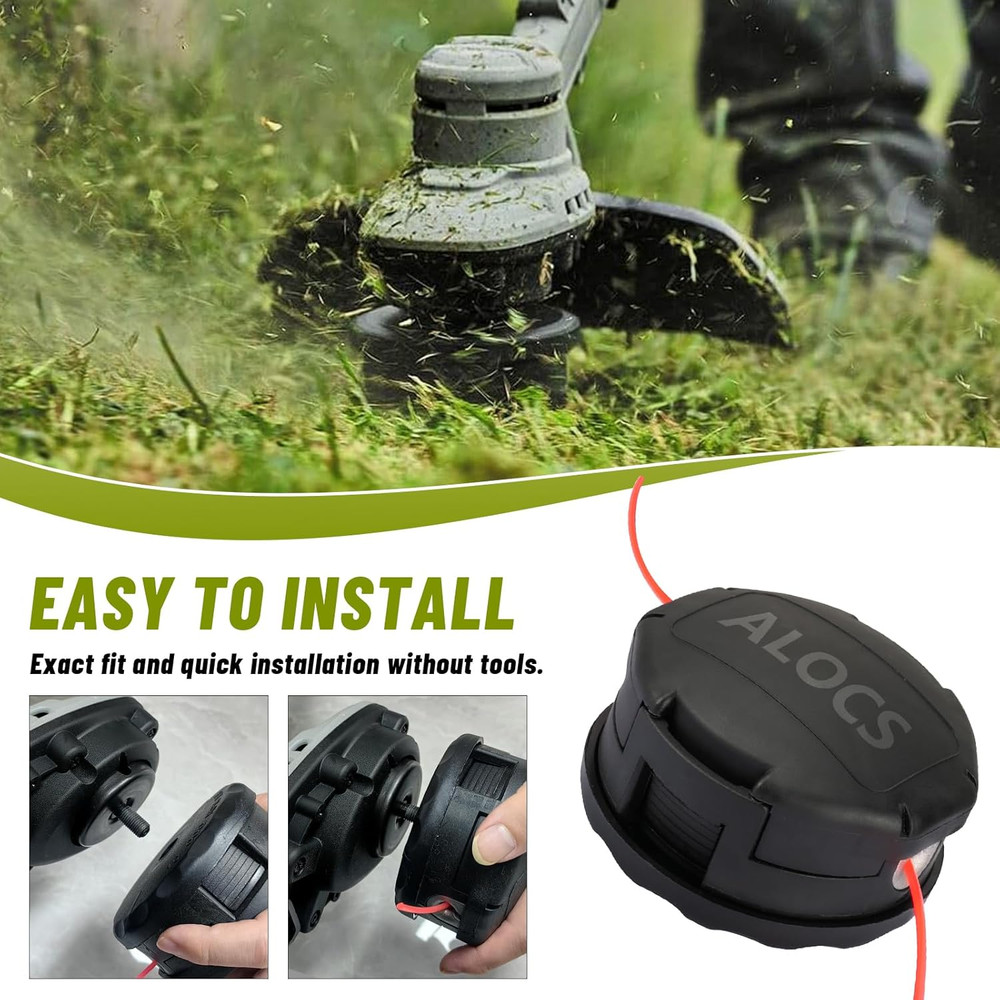 DWO1DT995 Weed Eater Head Replacement for Dewalt Quick Load String Trimmer Head