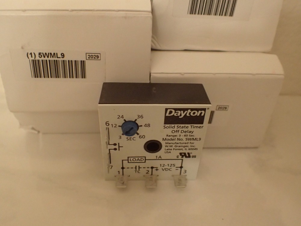 DAYTON SOLID STATE TIMER OFF DELAY - SWML9