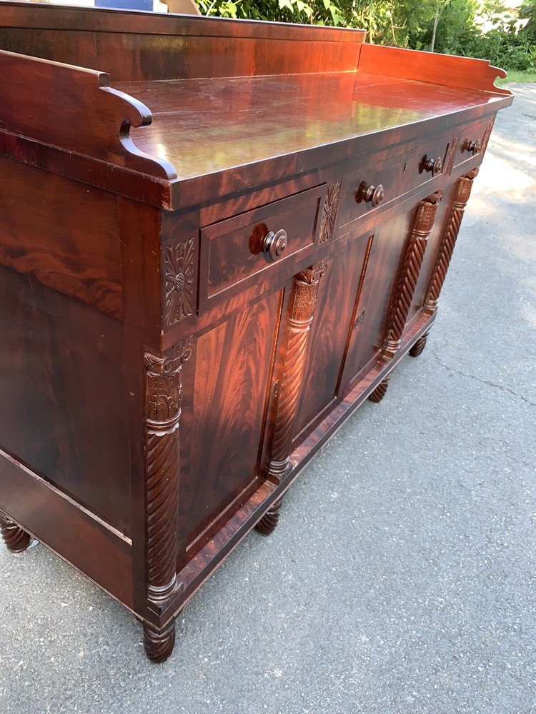 empire classical sideboard Circa 1825 NY Possibly Duncan Phyfe Mahogany