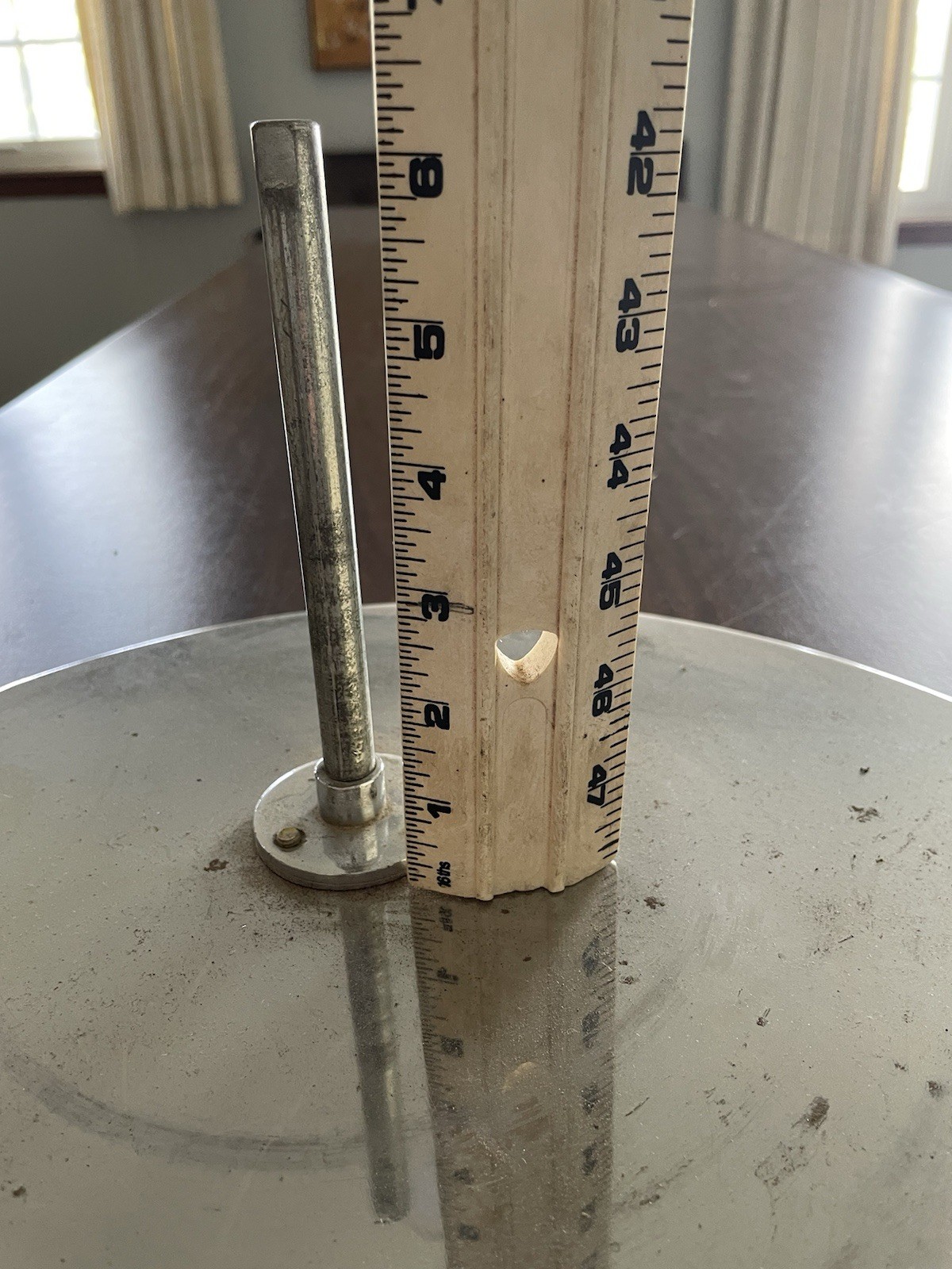 Heavy Metal Round Mannequin Base With Foot Spike-Fits Most Rootstein Mannequins