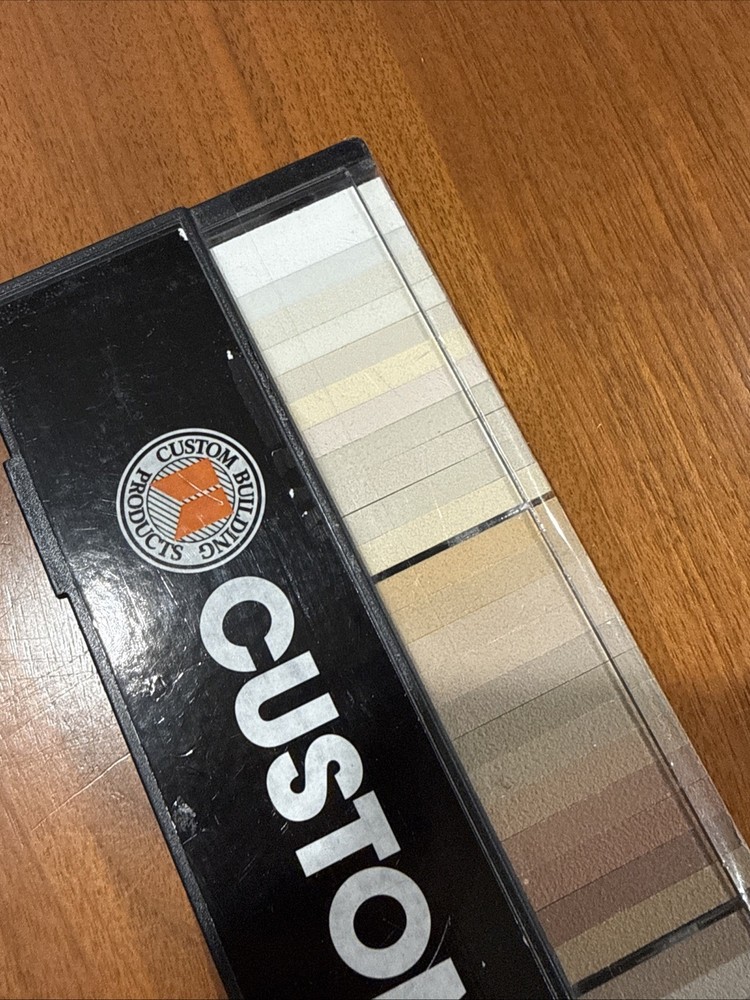 Custom Tile Grout Solutions Color Chart Sample Kit 48 Colors