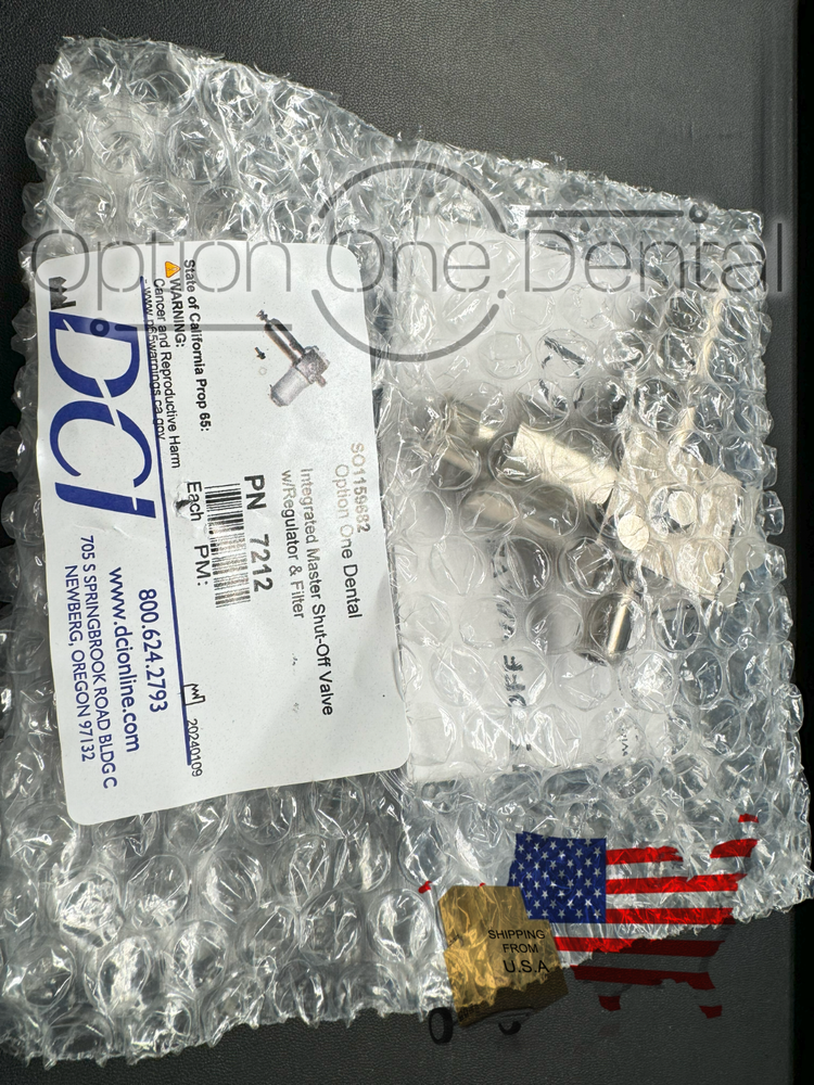 DCI 7212 , Integrated Master Shut-Off Valve with Regulator & Filter, 150 PSI