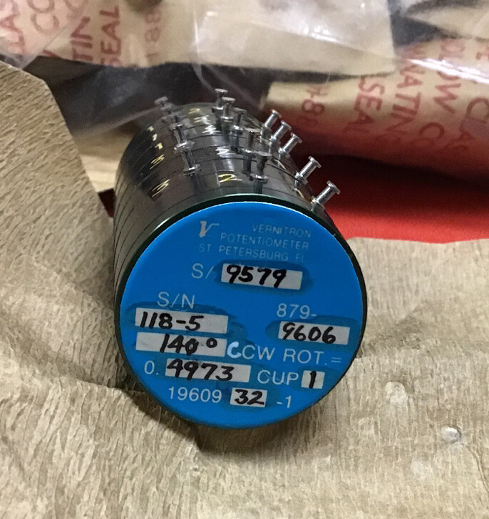 VERNITRON VARIABLE RESISTOR # 9579 NSN: 5905-00-232-1830