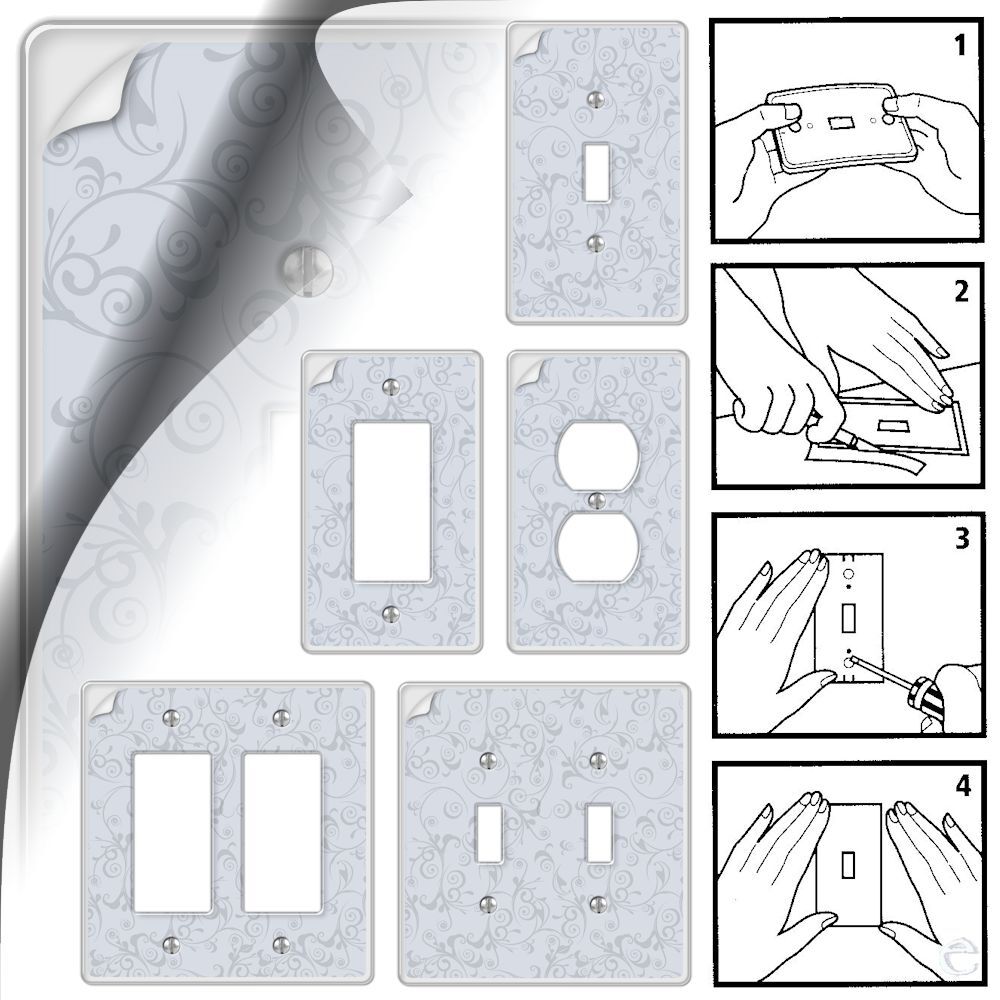 Wall Paper It Switch Plate Wallpaper Wallplate Rocker Toggle Duplex Outlet GFI