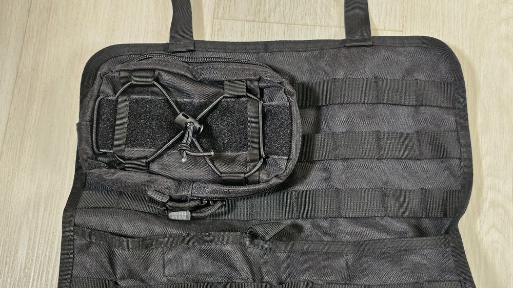 Tactical Chest Rig Pack Combat Pouch Straps Protective Black