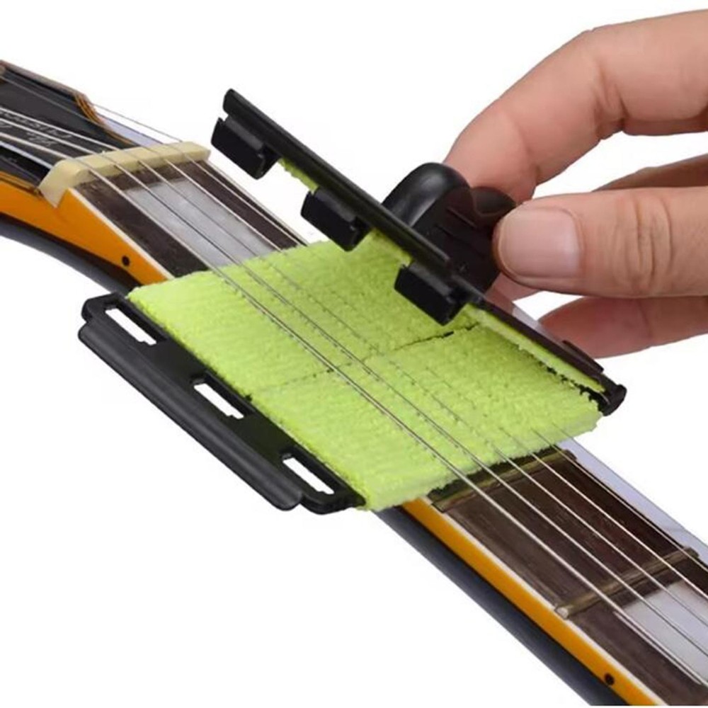 Guitar String Cleaner Tool Electric Guitar Cleaning for Ukulele Mandolin