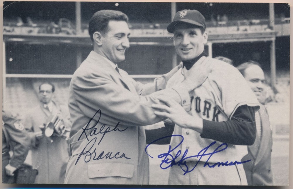 Branca/Thomson Signed Postcard 9 605958