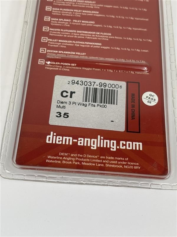 Diem 3 Piece Pellet Waggler Float Pack