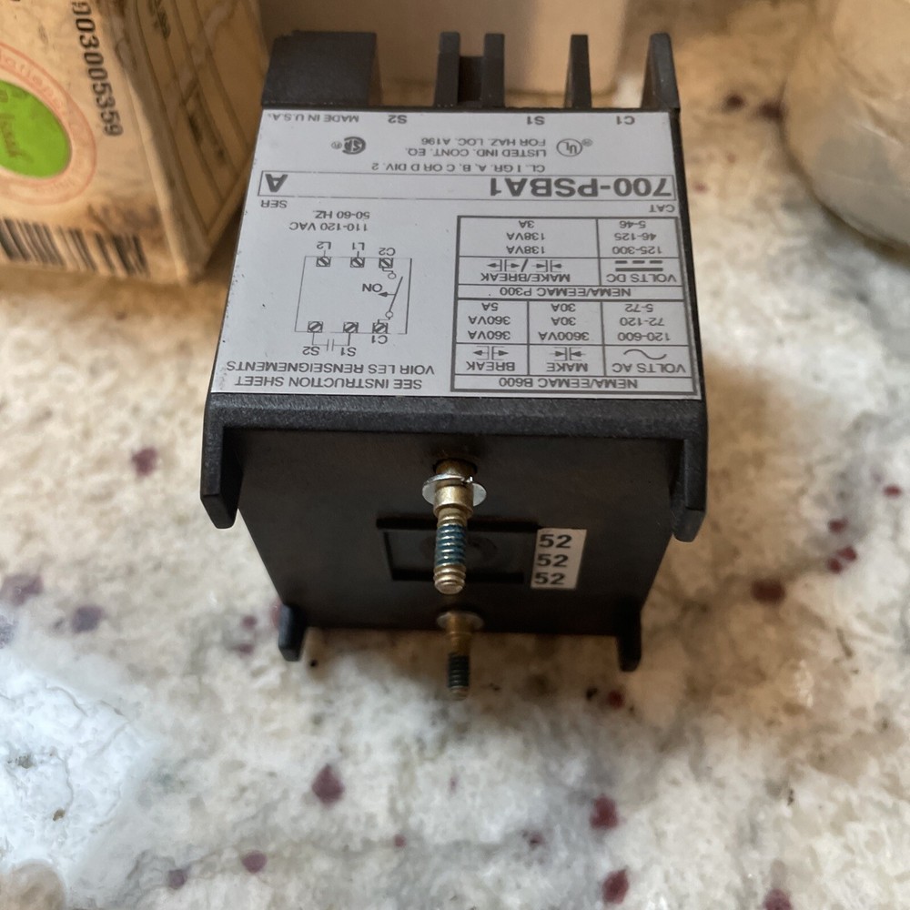 New Allen Bradley 700-PSBA1 Solid State Timer 0.4-8 Seconds