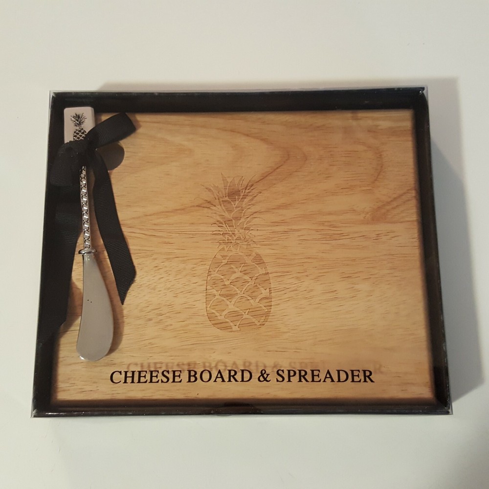 Cheese Board & Spreader Pineapple Theme Cheese Cutting Spreading Board