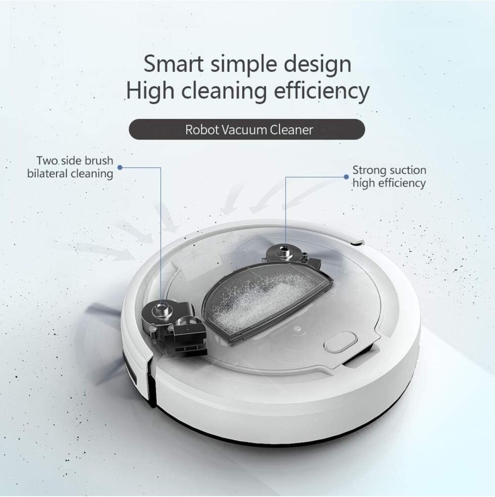 Automatic Robot Vacuum Cleaner Lithium Battery, for Floor & Carpet