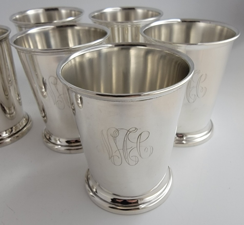 Poole Sterling Silver Mint Julep Cups