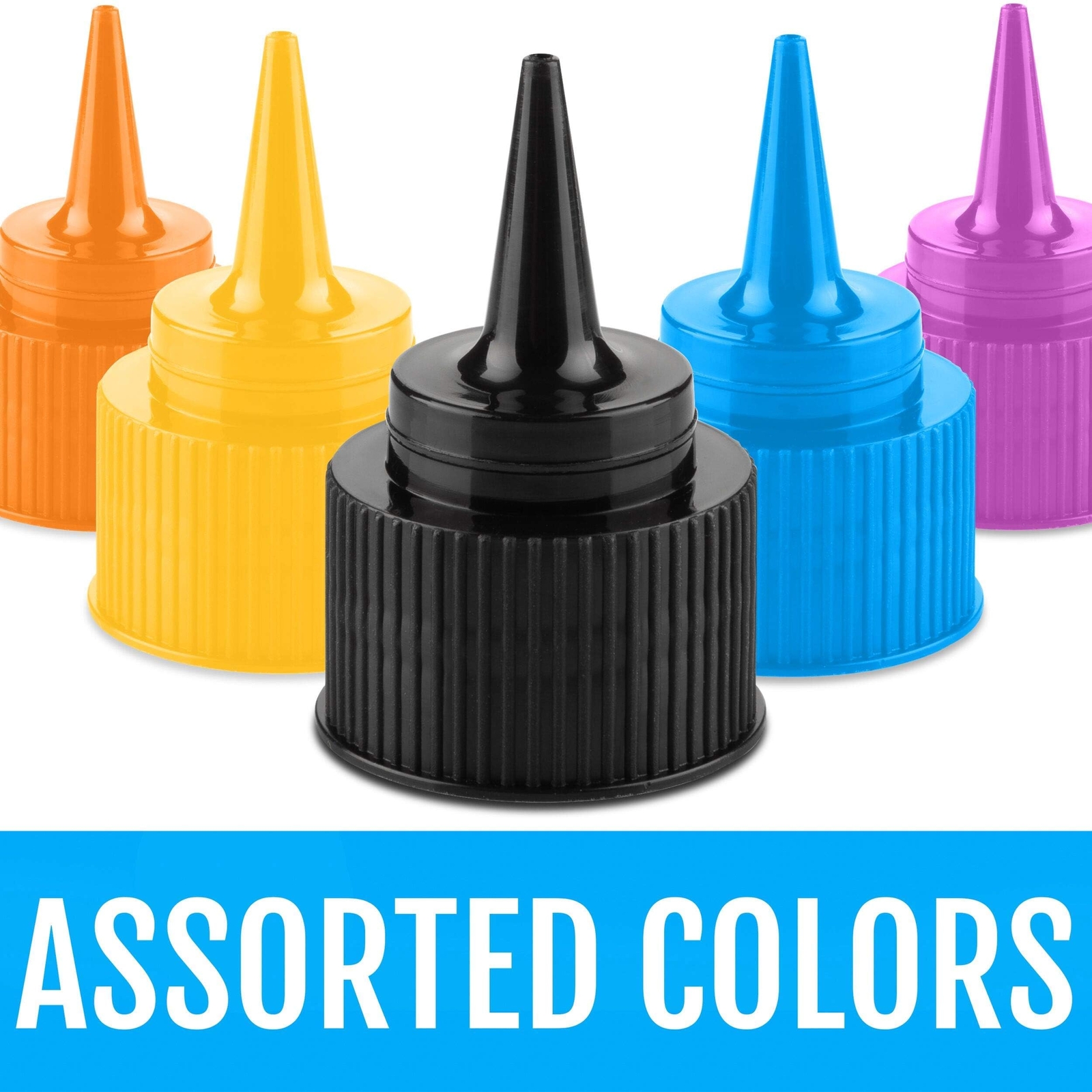 Free Hand Writer Bottles - 6 Easy Small Squeeze Bottles - 3 Each 1 and 2 Ounc...