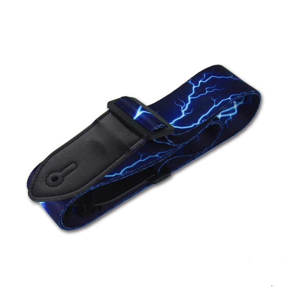 QIELIZI Adjustable Guitar Strap Includes 2 Strap Locks & 2 Matching Picks & 1...