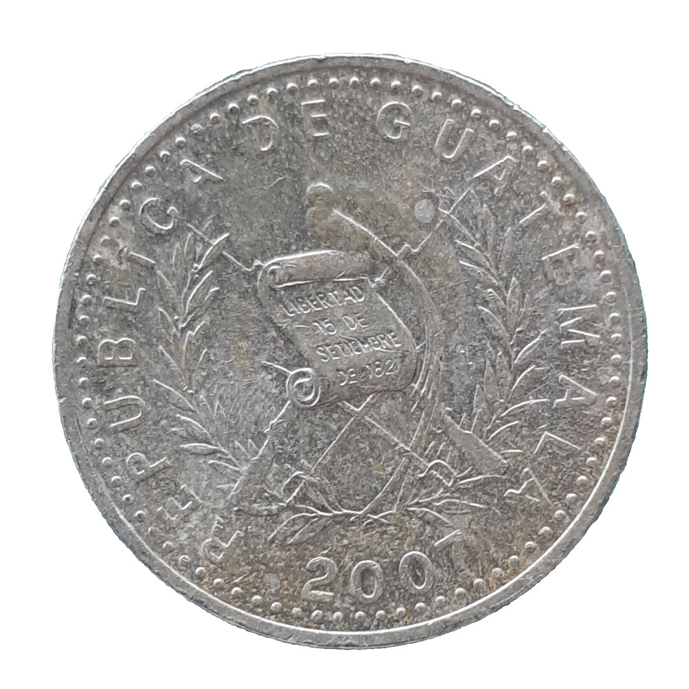 Guatemala 50 centavos, 2007 KM# 283
